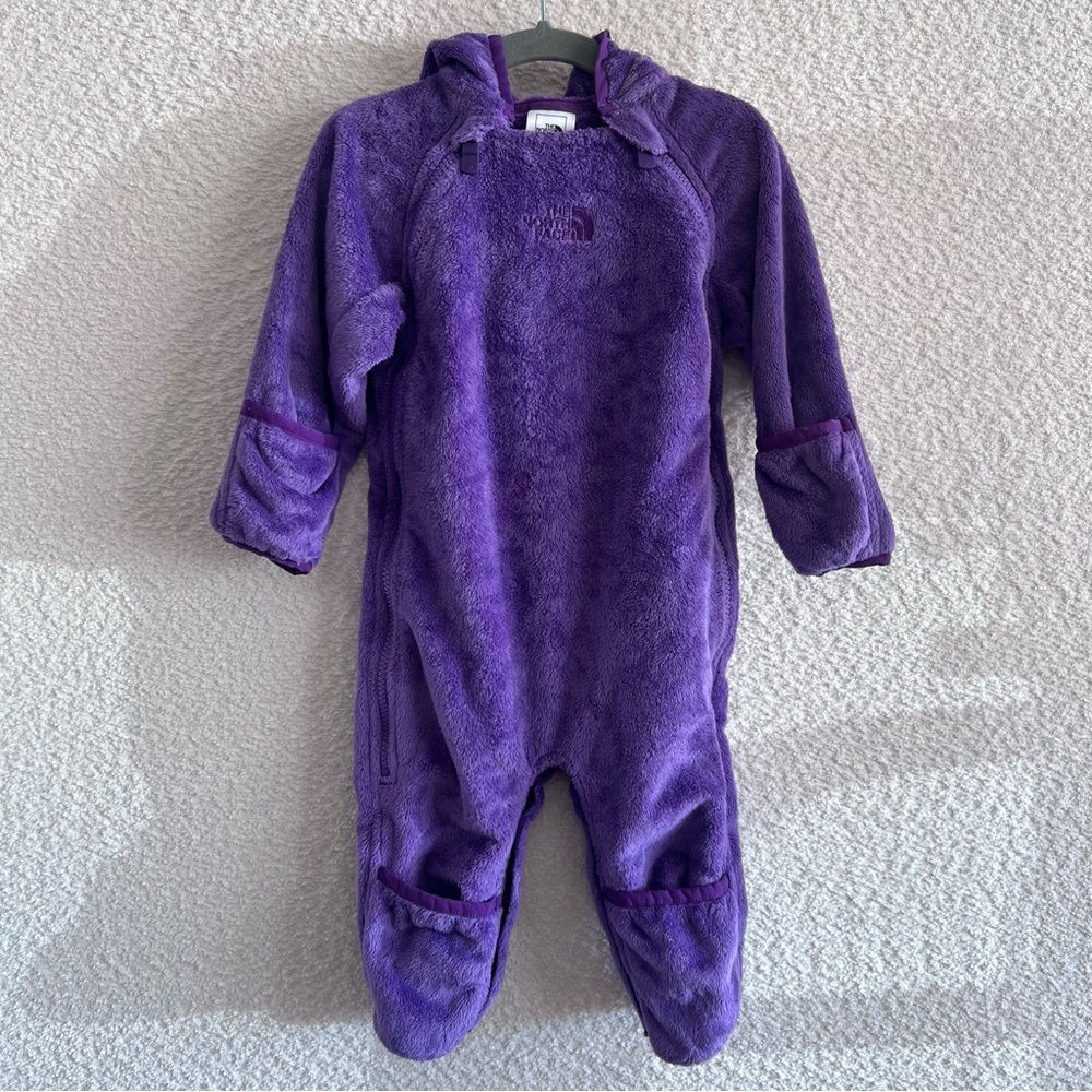 The North Face Infant Purple Bunting Suit One Piece Size 6-12 Months
